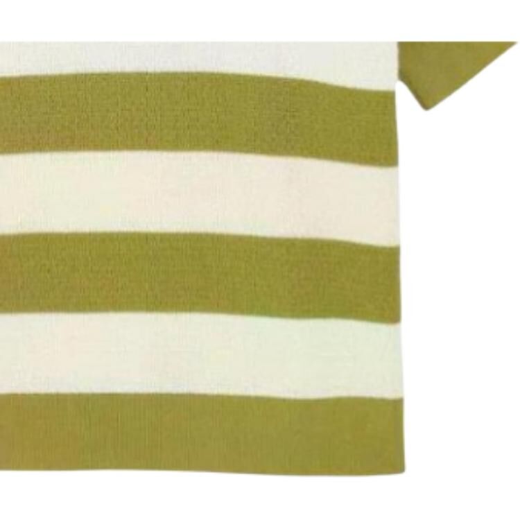 【代購】AMIPARIS Polo Shirts Men's Green Lapel Moderate Straight Fit HPL432KN0153A041