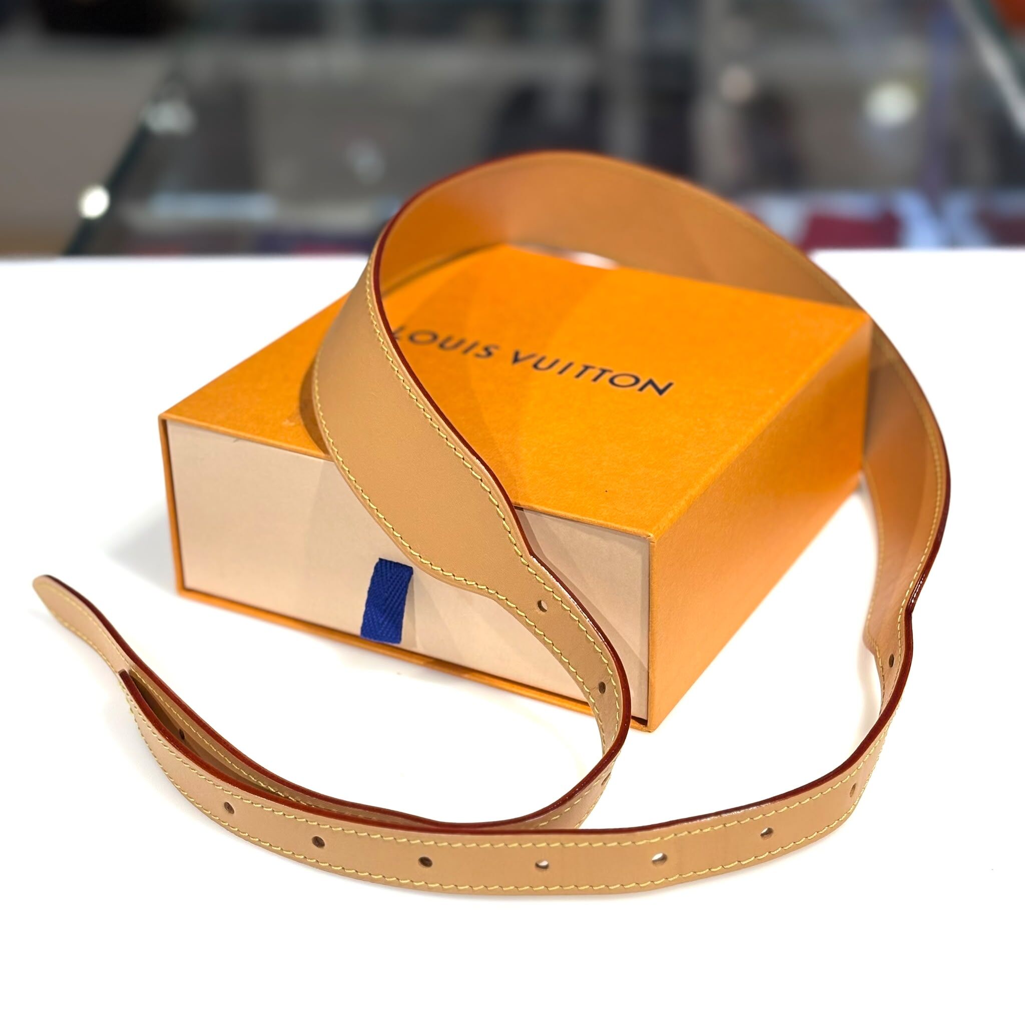 全新LV CARRYALL肩帶 金棕色/牛皮 #替換肩帶 #BRAND NEW # 香榭站正品