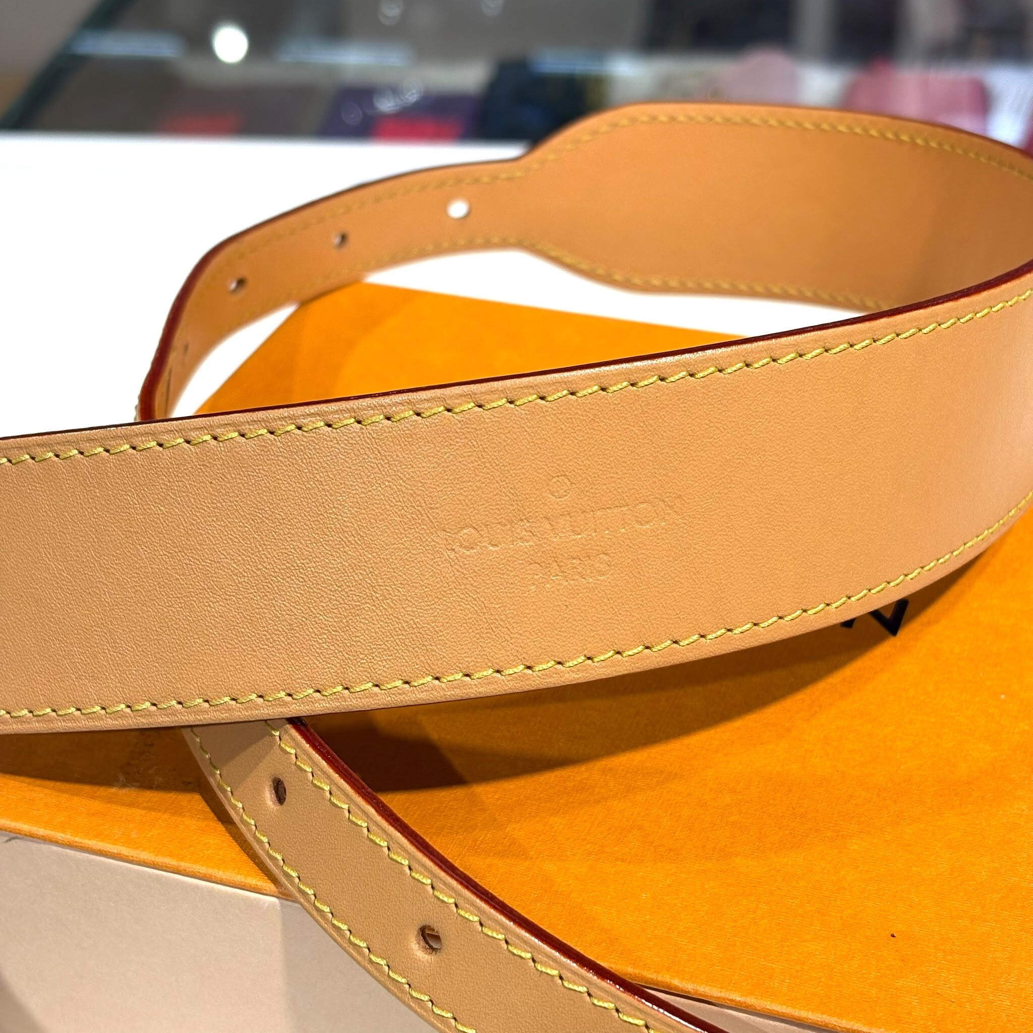 全新LV CARRYALL肩帶 金棕色/牛皮 #替換肩帶 #BRAND NEW # 香榭站正品