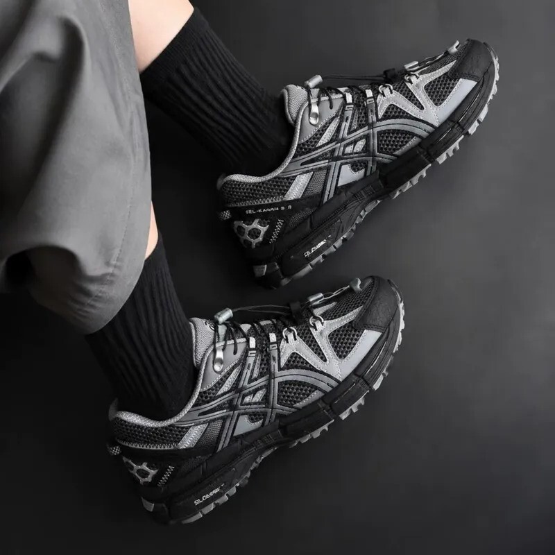 【代購】ASICS GEL-KAHANA 8 FL 復古越野跑鞋 男女同款 灰黑