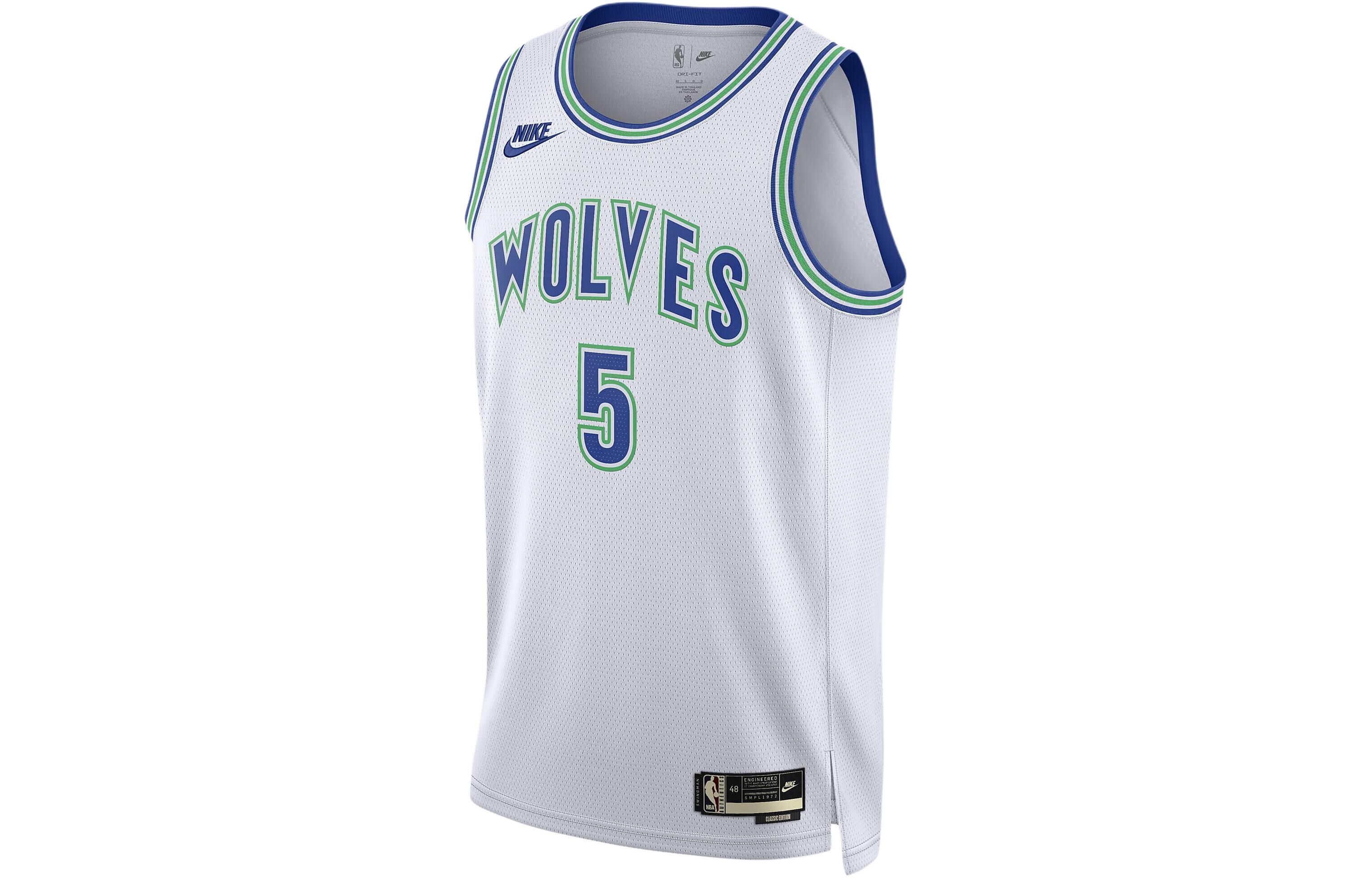 【代購】Nike Minnesota Timberwolves Anthony Edwards #5 Hardwood Classic Jersey DX8611-104