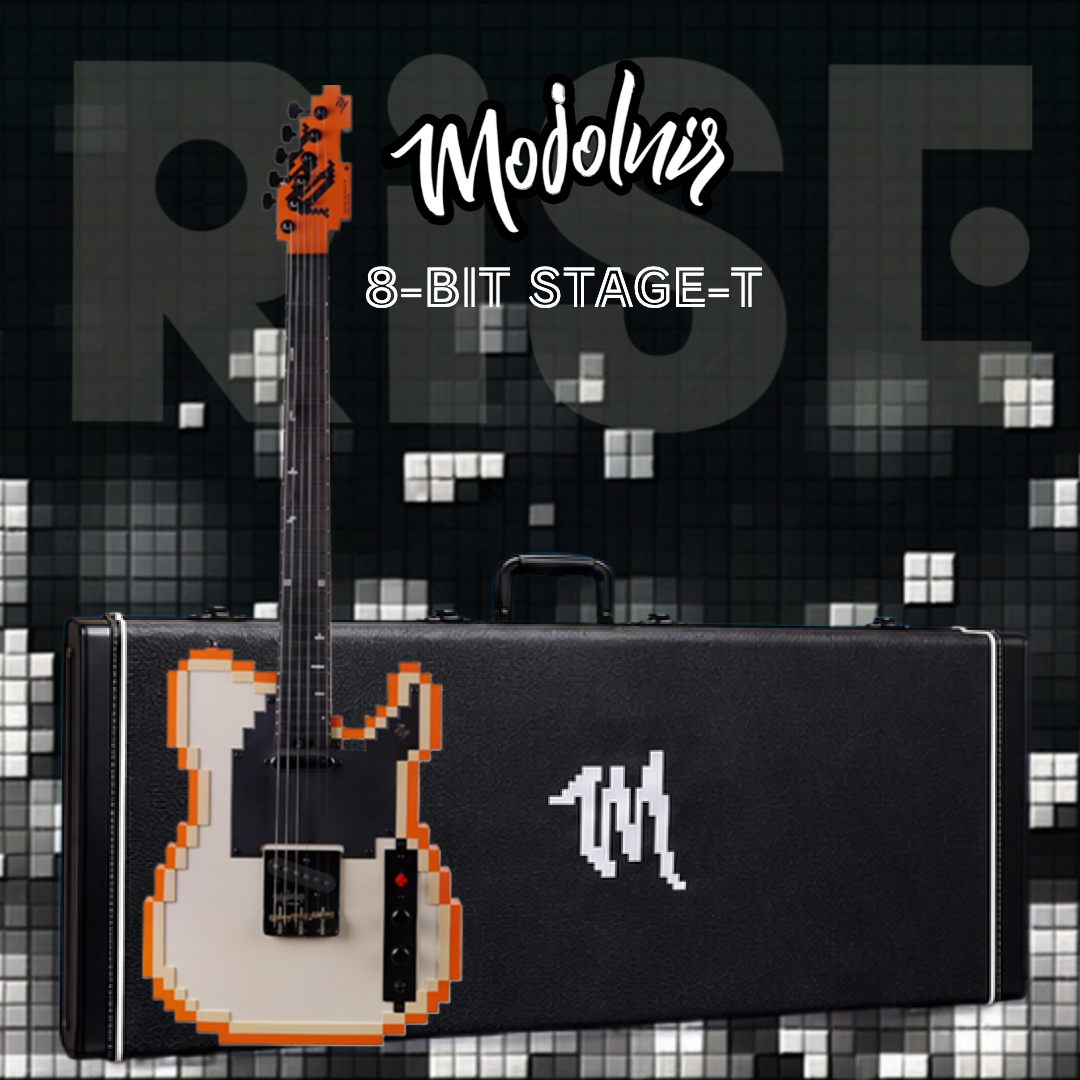 Mojolnir 魔捷尼爾 Stage-T 8bit 像素風 Tele 電吉他 附原廠袋