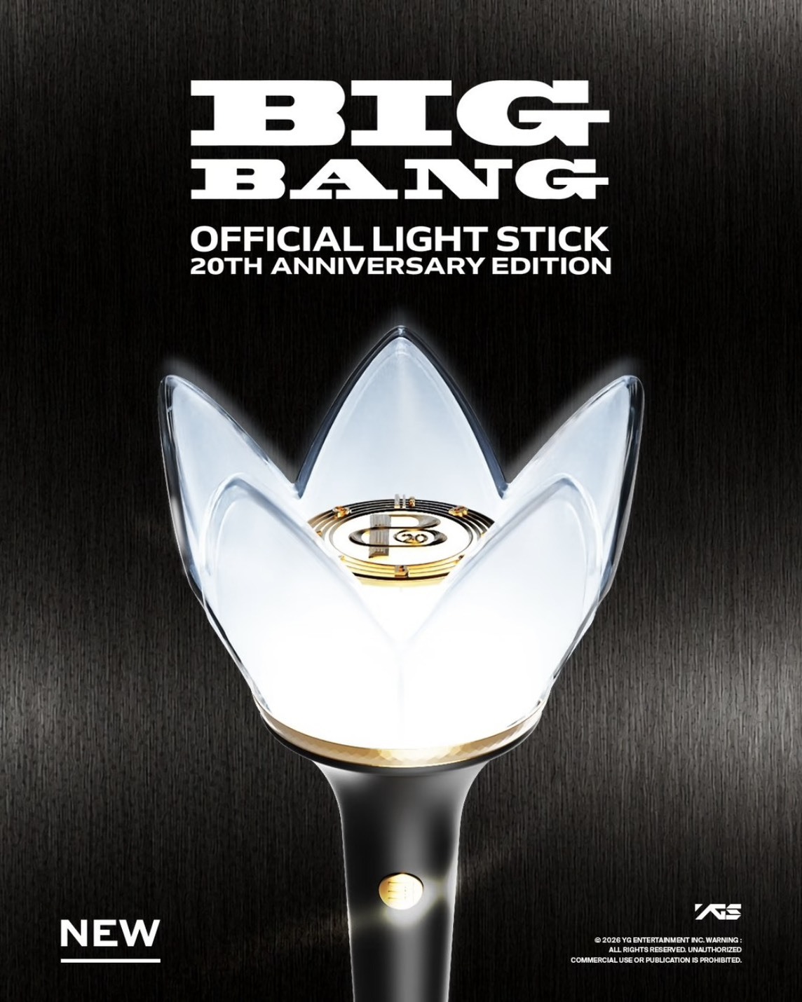 BIGBANG 20週年 紀念 官方應援 皇冠 手燈