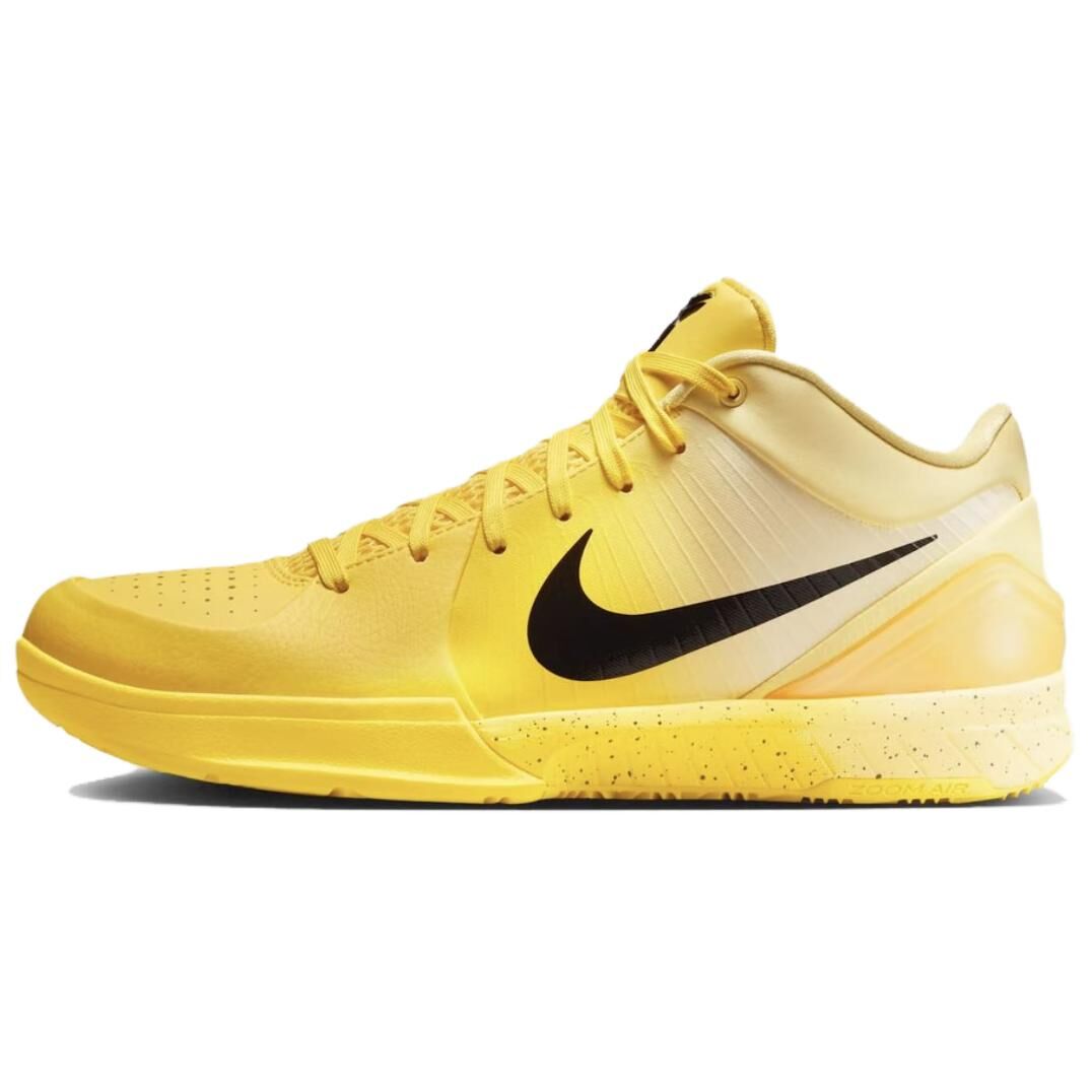 【代購】Nike Zoom Kobe 4 Slip Resistant Abrasion Resistant Low top Basketball Shoes Men's Yellow IH0587-700