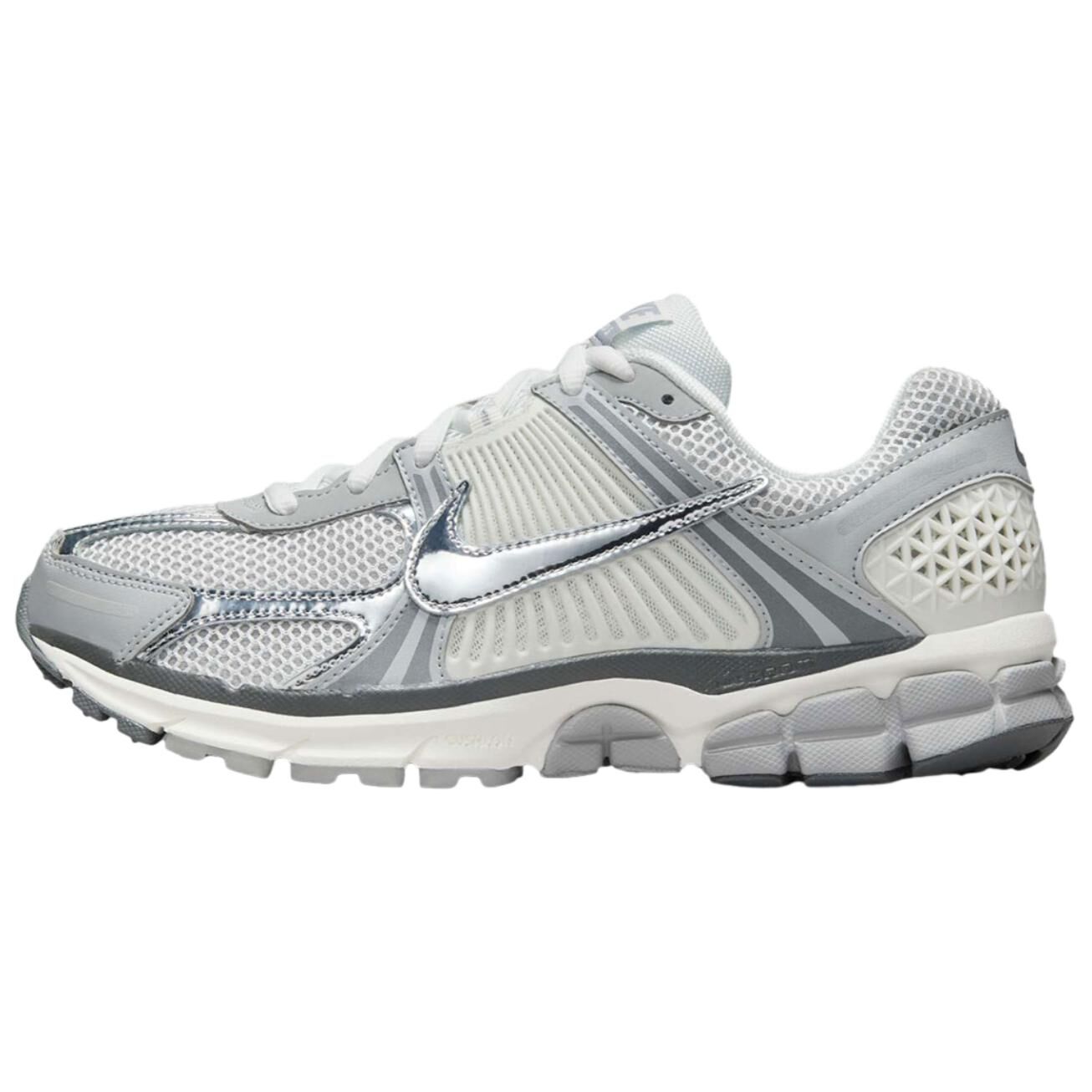 【代購】Nike Zoom Vomero 5 Breathable Support Casual Running Shoes Unisex White Silver Gray IM2219-121