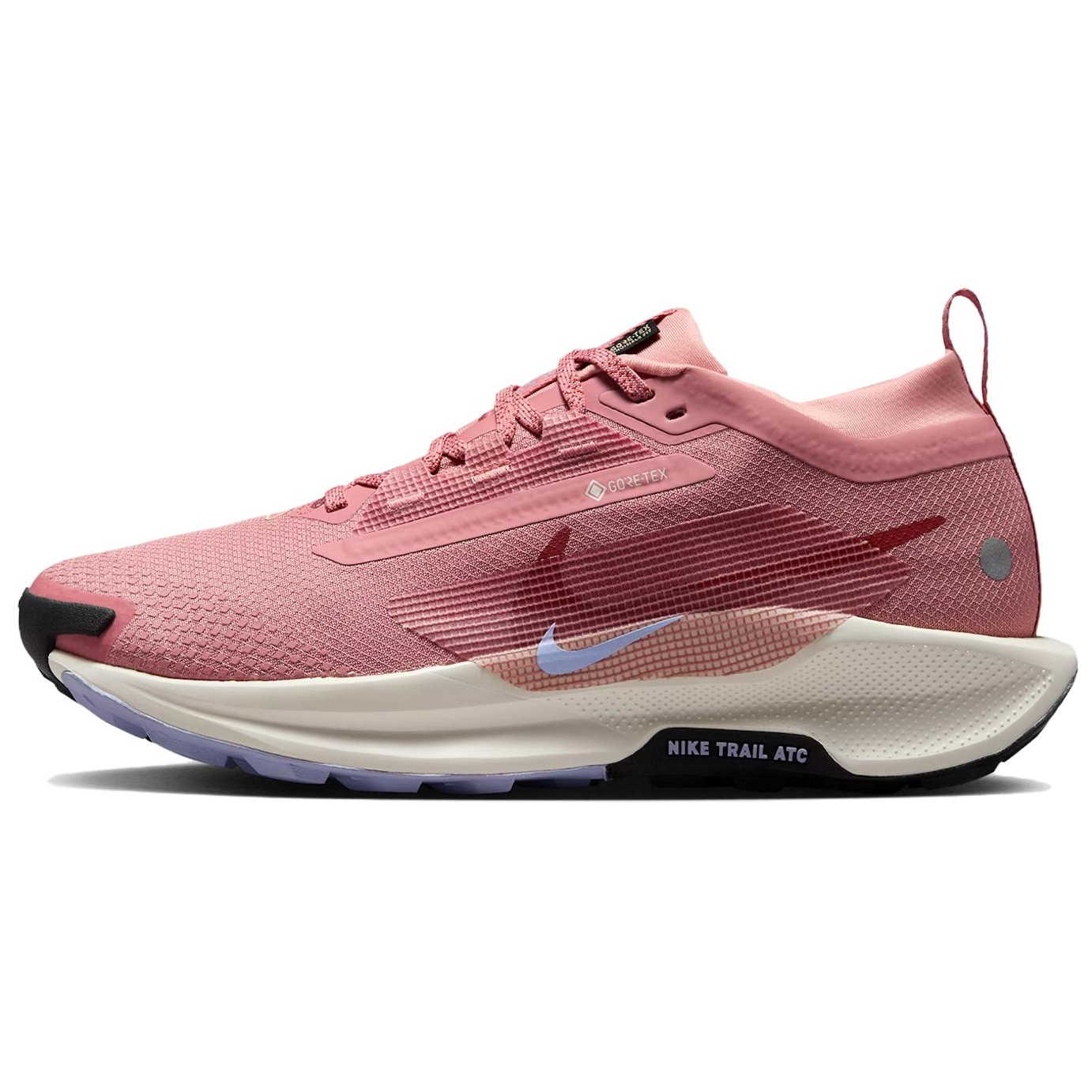 【代購】Nike React Pegasus Trail 5 Gore Tex Red Stardust Lilac Ice Alabaster Mars Stone Women's FQ0912-602