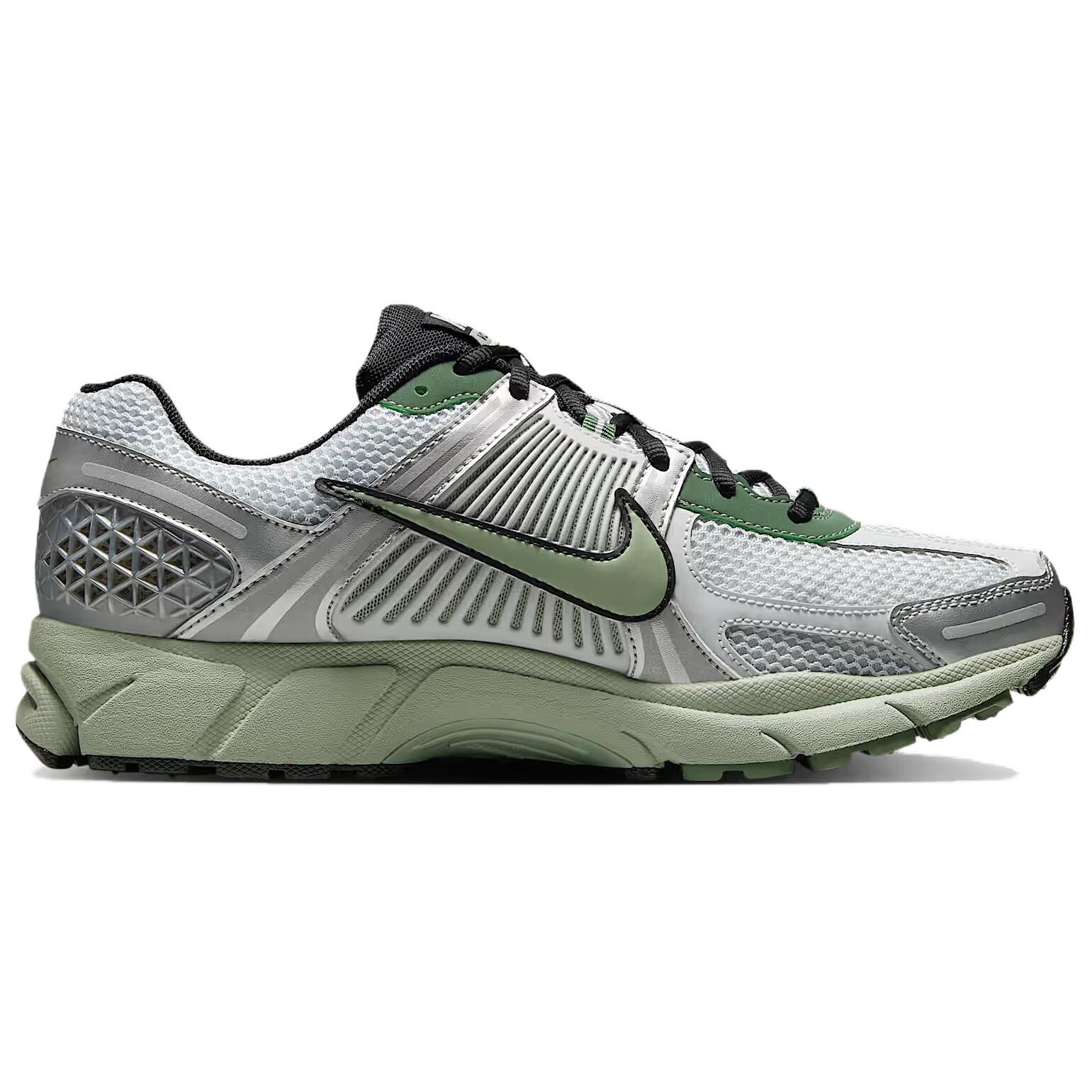 【代購】Nike Vomero 5 Cushioning Abrasion Resistant Breathable Low top Running Shoes Men's Green Silver IM3372-030