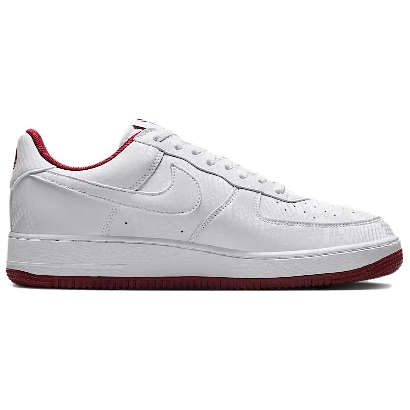 【代購】Nike x Kobe Bryant Air Force 1 Abrasion Resistant Abrasion Resistant Low top Skateboard Shoes Unisex White Red IB0018-101