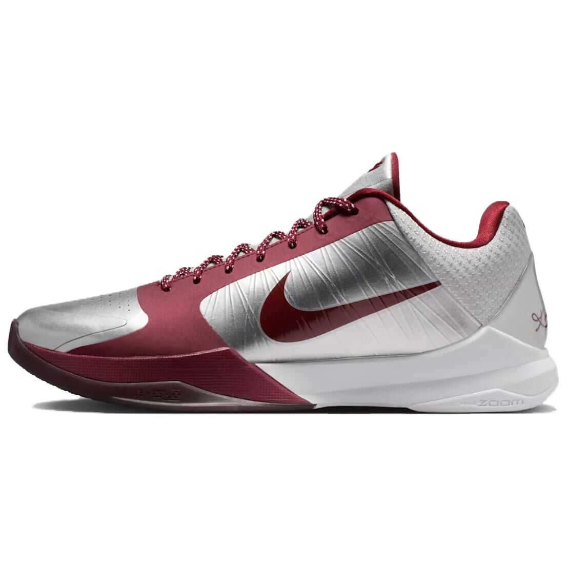 【代購】Nike Zoom Kobe 5 Rebound Grip Low top Basketball Shoes Men's Silver White IM0557-001