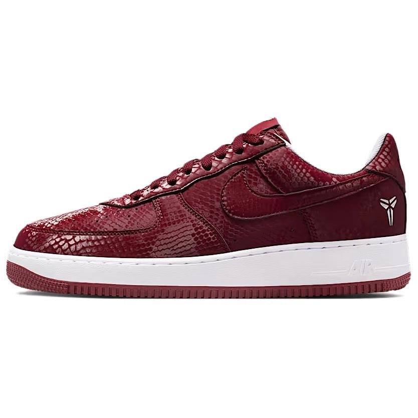 【代購】Nike x Kobe Bryant Air Force 1 Breathable Low top Skateboard Shoes Men's Red White IB0018-600