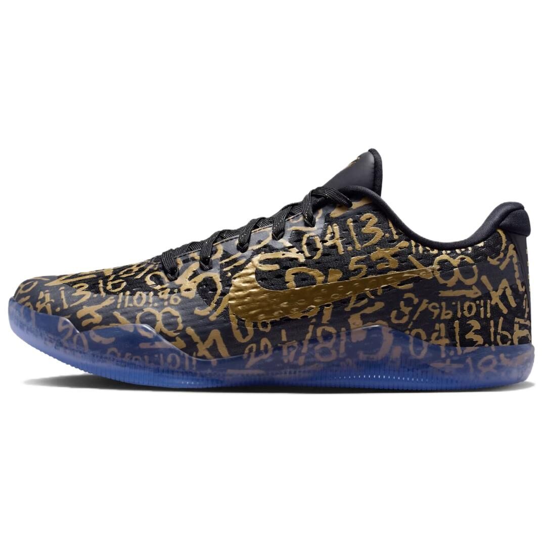 【代購】Nike Kobe 11 Grip Low top Basketball Shoes Men's Black Gold IU4902-900