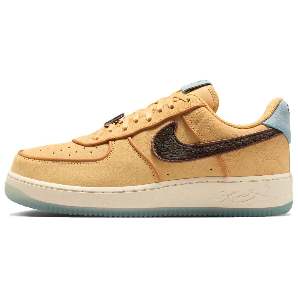 【代購】Nike x Kobe Bryant Air Force 1 Breathable Low top Skateboard Shoes Men's Brown IM0582-700