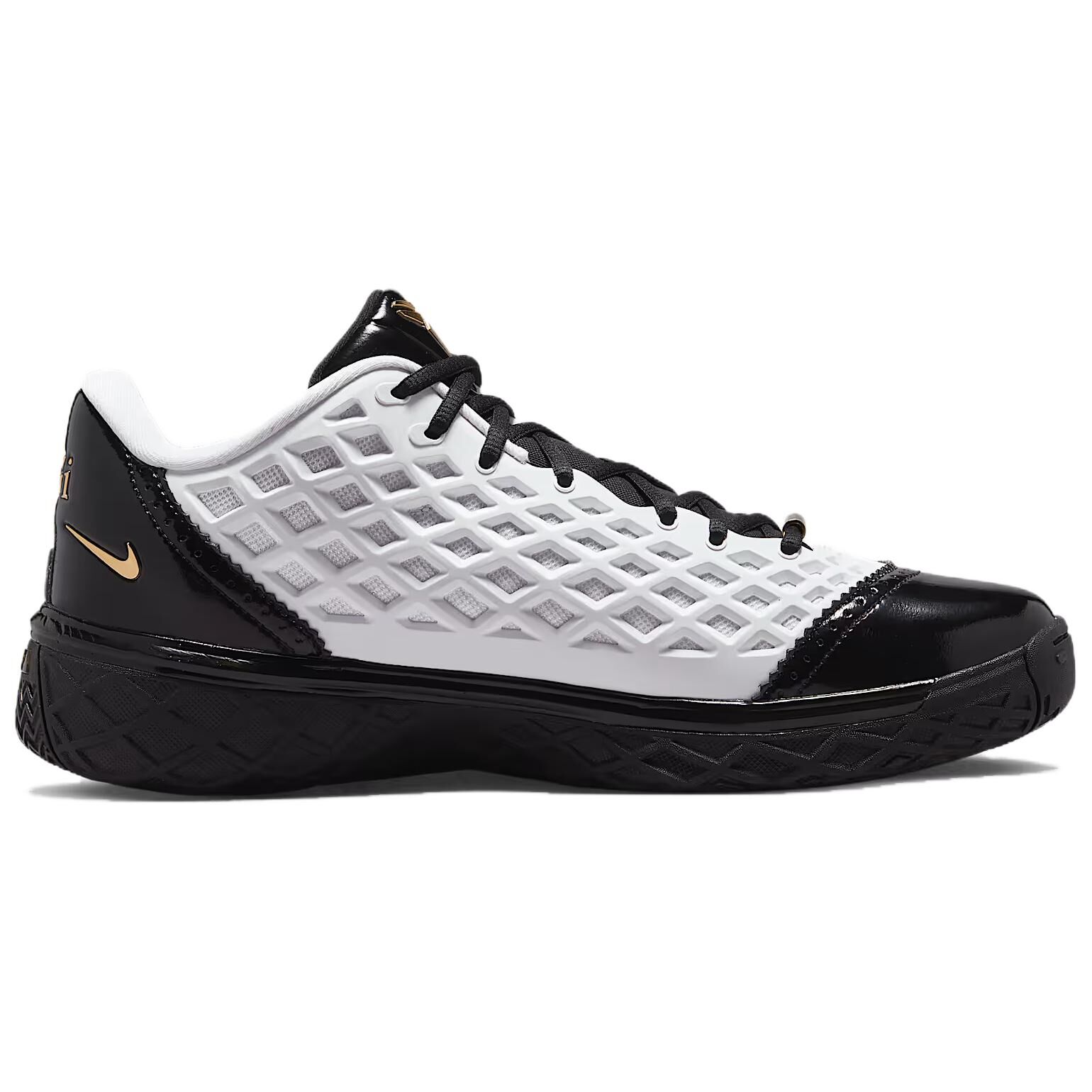 【代購】Nike Zoom Kobe 3 Breathable Rebound Grip Low top Basketball Shoes Unisex White Black IQ3916-100
