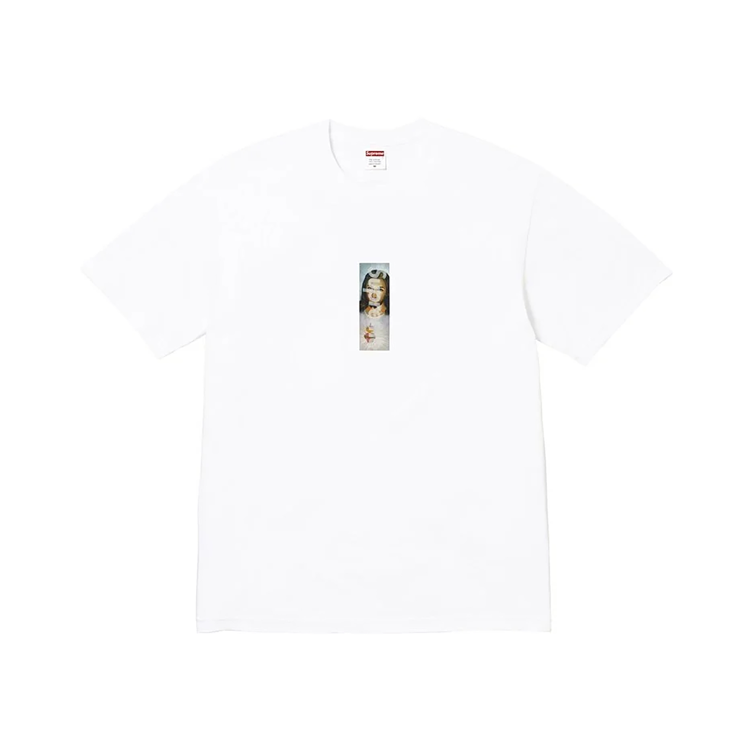 -(B3c04)-SUPREME PRAYER CARD BOX LOGO TEE FW26 耶穌 直式BOGO T 短T 黑色/白色-FW26T68
