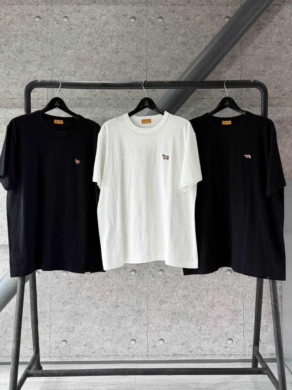 HUMAN MADE ANIMAL BADGE T-SHIRT 小動物貼布Logo 短袖T