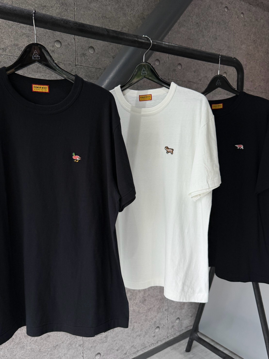 HUMAN MADE ANIMAL BADGE T-SHIRT 小動物貼布Logo 短袖T
