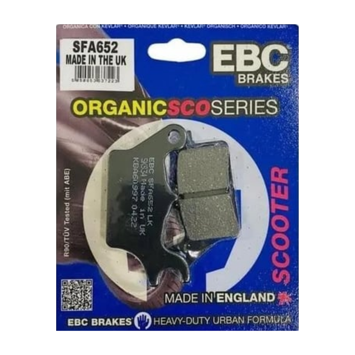 EBC SFA652 Scooter Organic Brake Pads