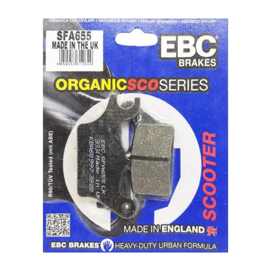 EBC SFA655 Scooter Organic Brake Pads