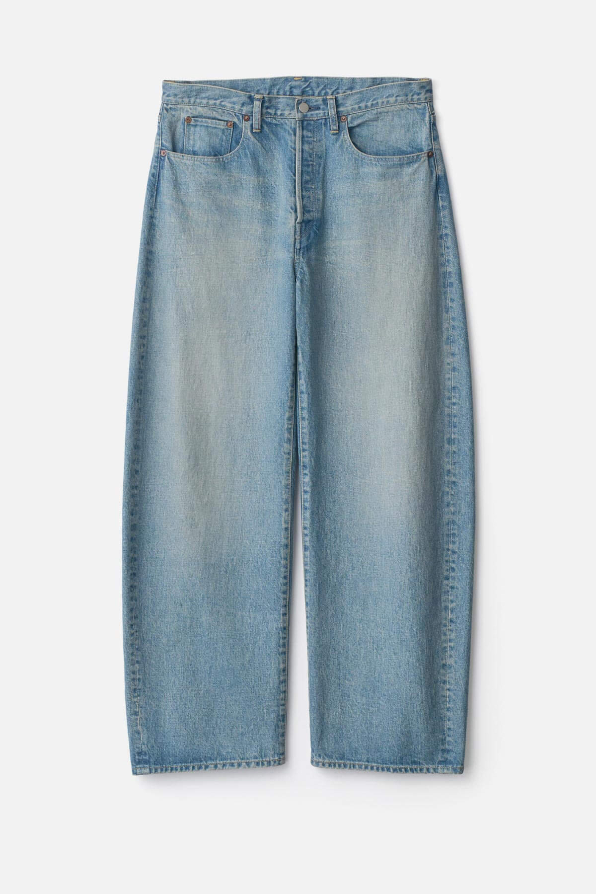 ssstein ROUND DENIM PANTS