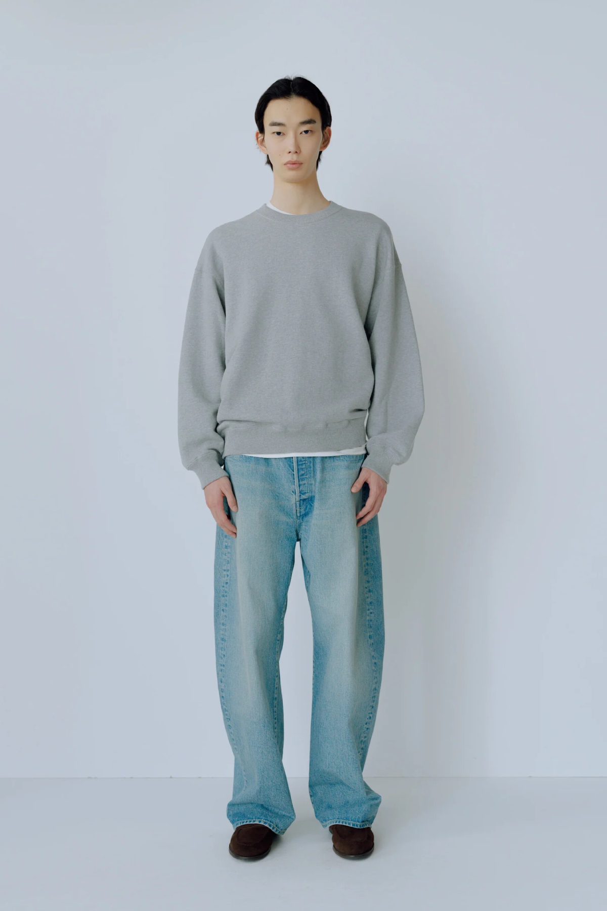 ssstein ROUND DENIM PANTS