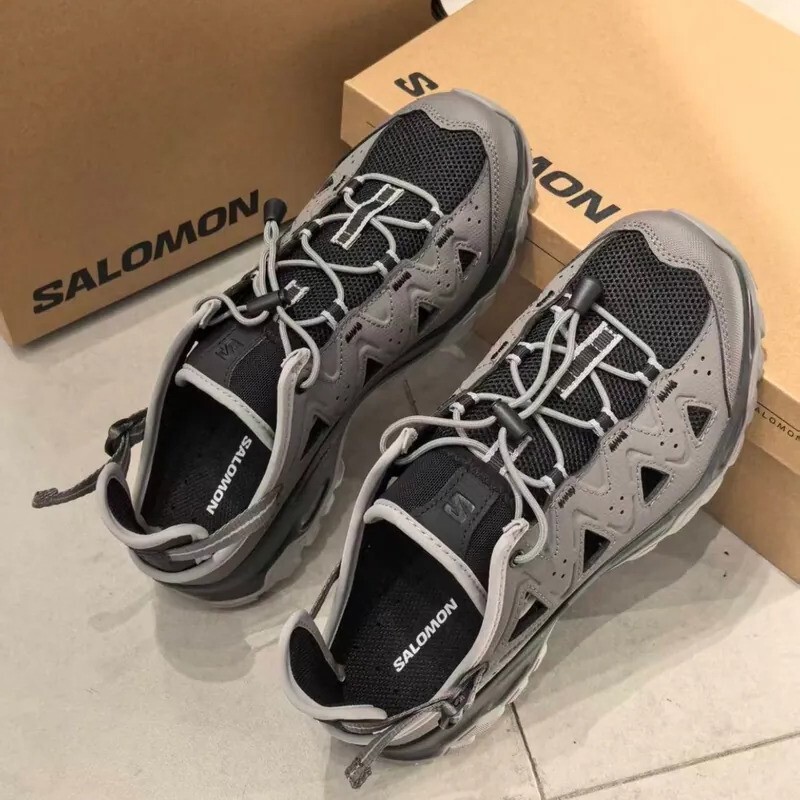 【代購】SALOMON ALHAMA 戶外涉水半拖溯溪鞋 男款 灰色