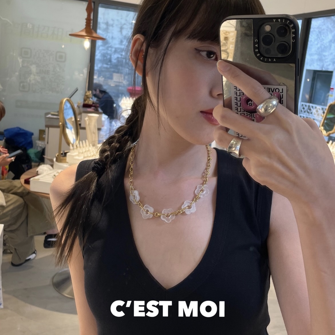 BOHM PARIS-白花花項鍊