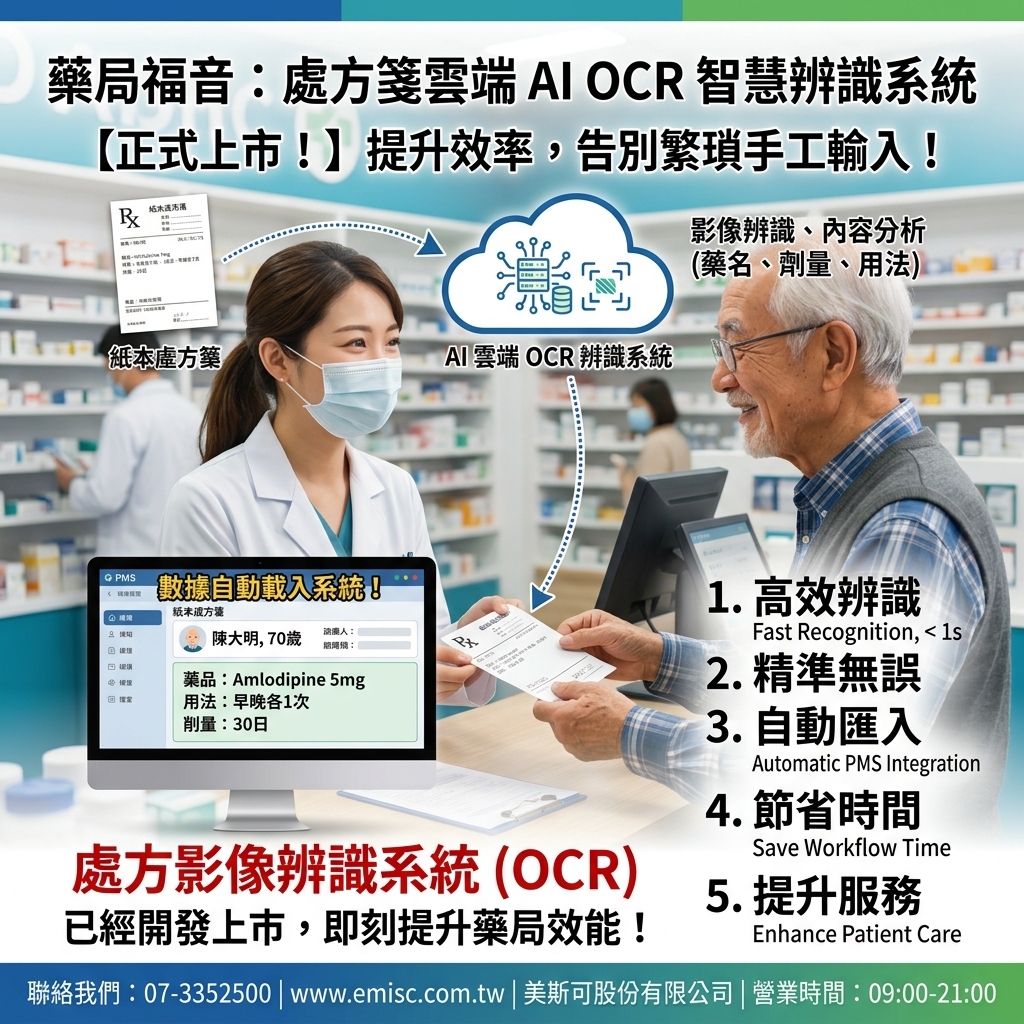 處方AI辨識識別輸入系統