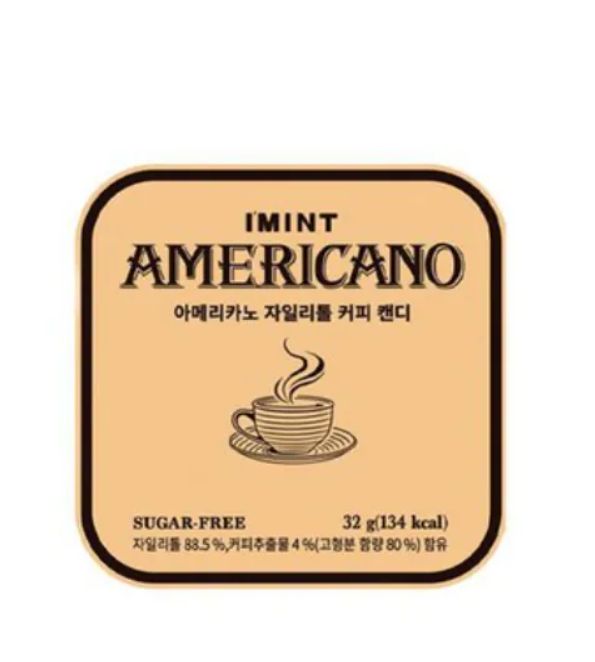 VJ28 韓國 I‘MINT Americano 無糖木糖醇 美式 咖啡 薄荷糖 32g