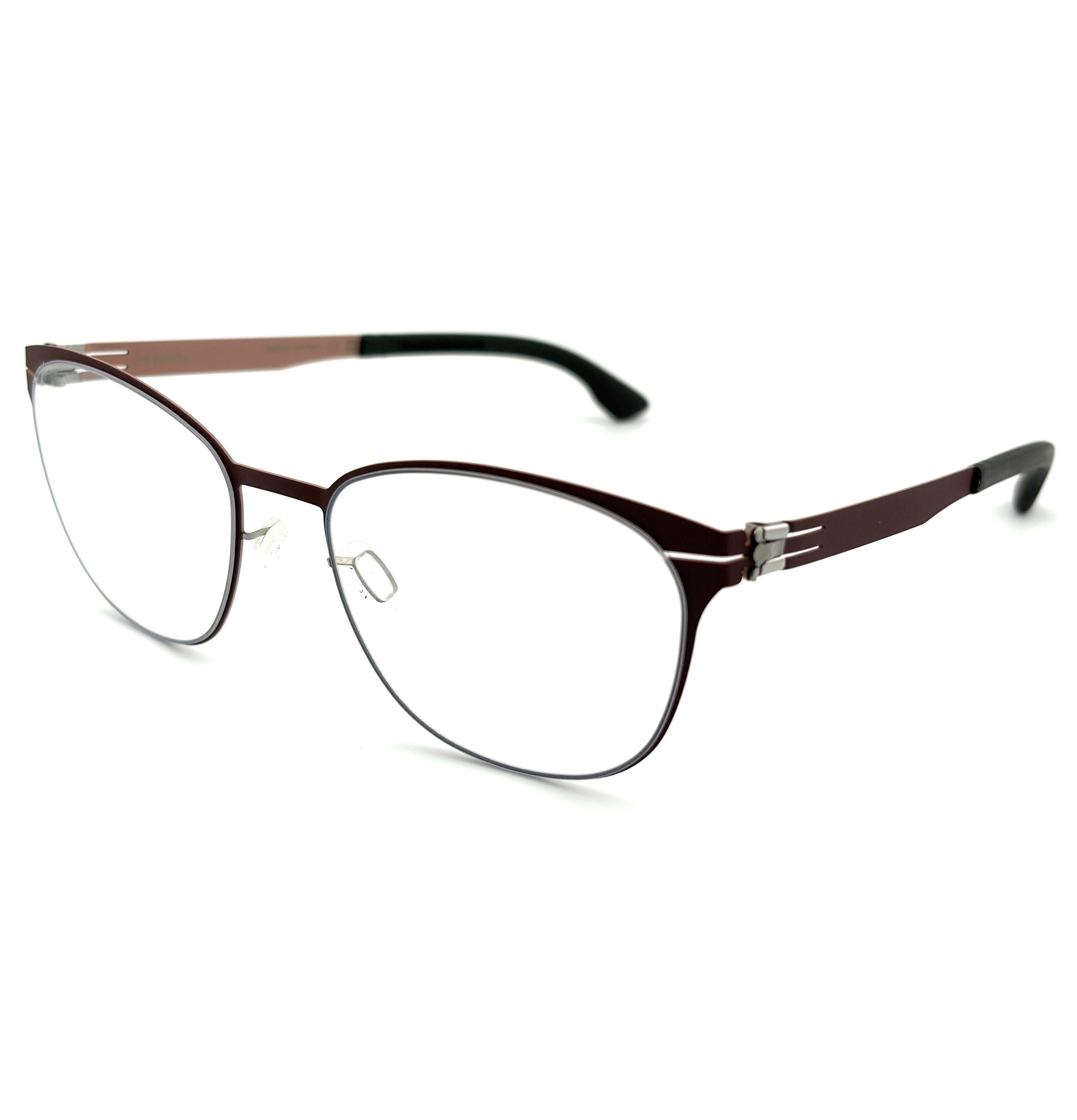 【ic! berlin】Ludmila L. Millennlplum 51mm光學眼鏡(IC5033 068)♦千禧粉
