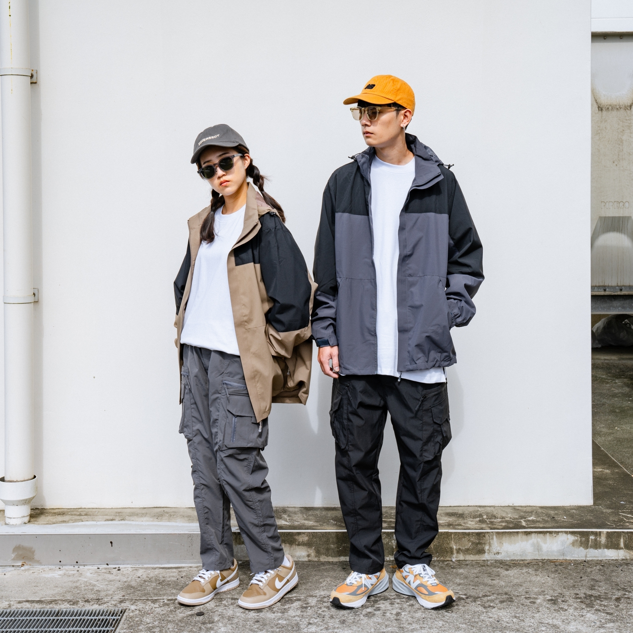 【逢甲 FUZZY】拉鍊 多口袋 速乾 工裝長褲 黑色 灰色 軍綠 045