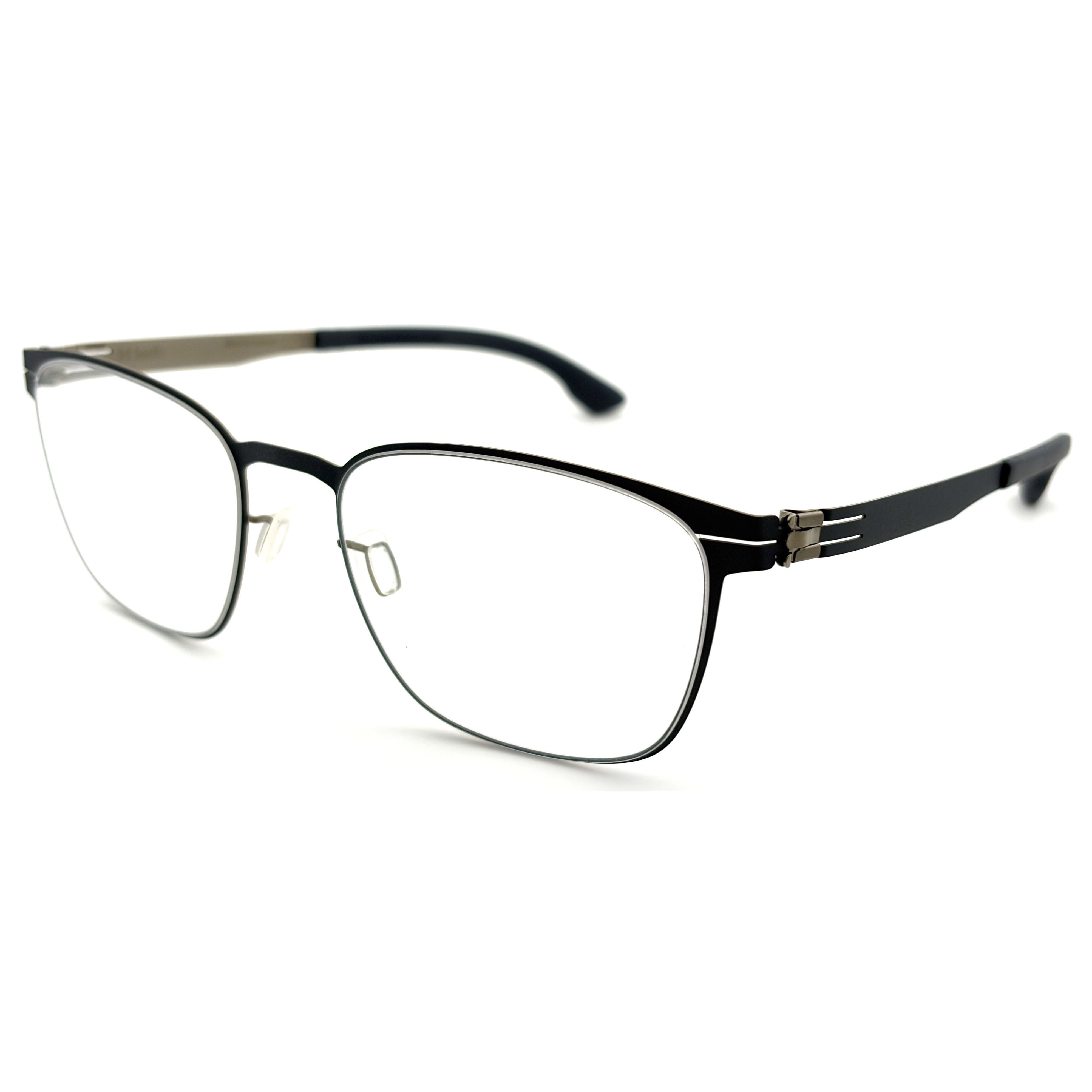 【ic! berlin】Tilmann Marine Blue / Bronze 53mm 方框光學眼鏡(IC5065 035)♦海洋藍+古銅色