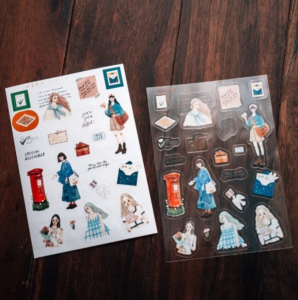 甜蜜生活．You have got a letter 寫信款 手帳貼紙(2入)