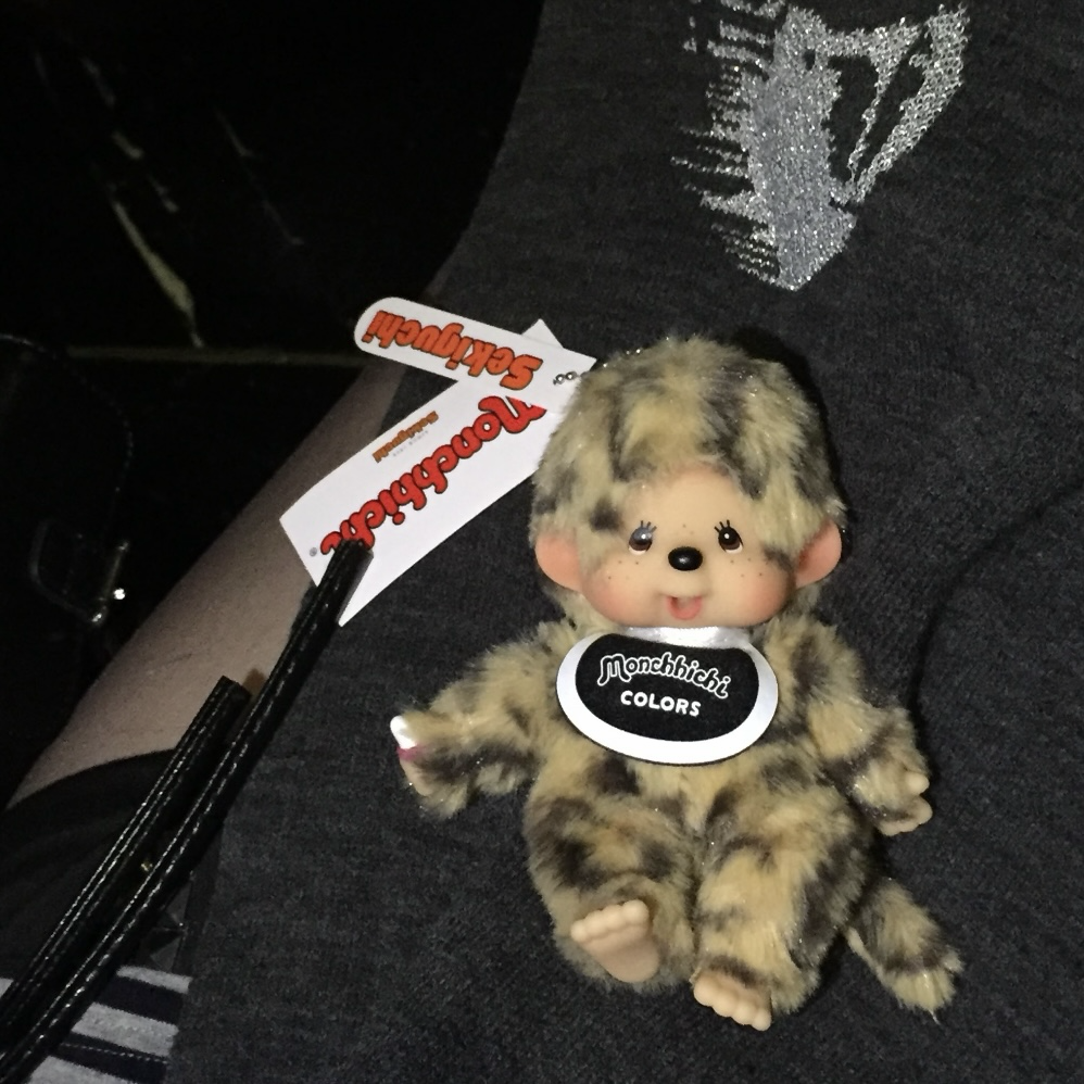 (預購）美國限定🇺🇸🐆豹紋 Monchhichi 蒙奇奇 吊飾 掛件
