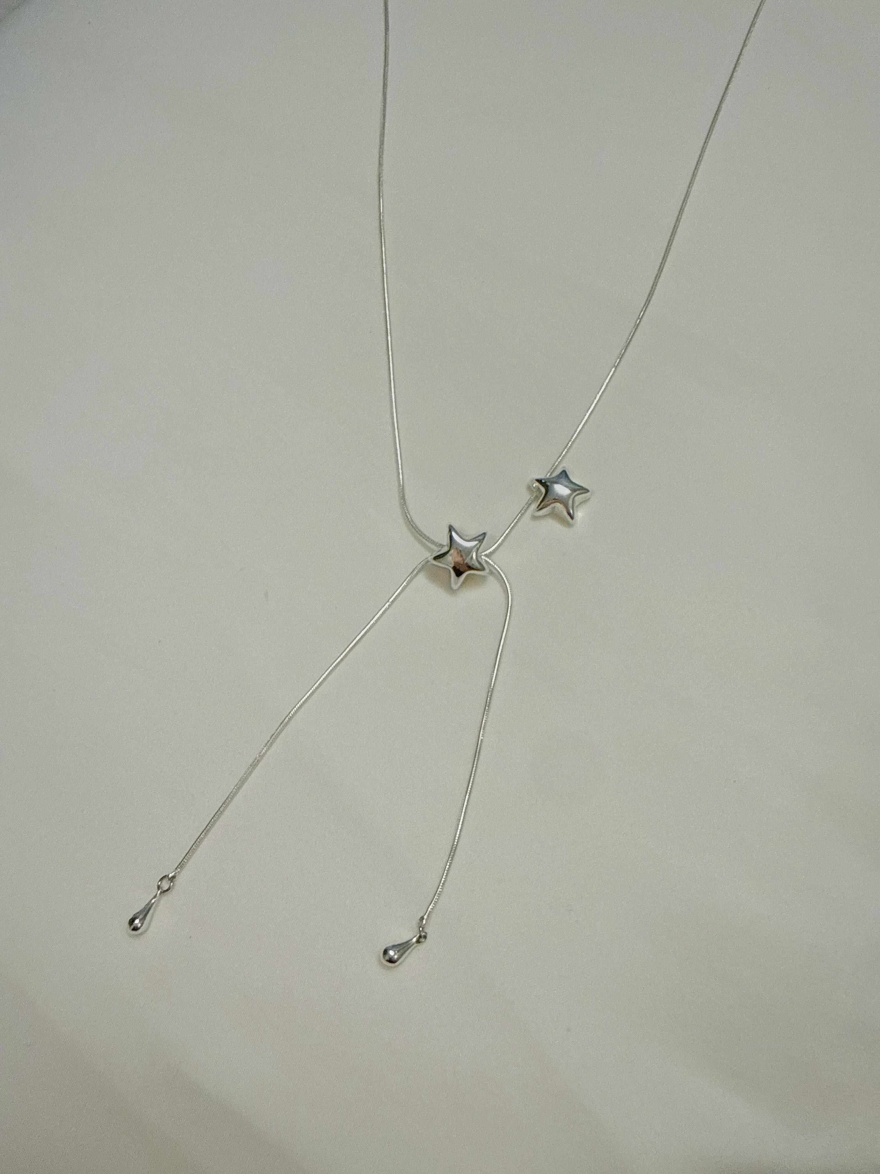 WW2678  Double Stars Necklace