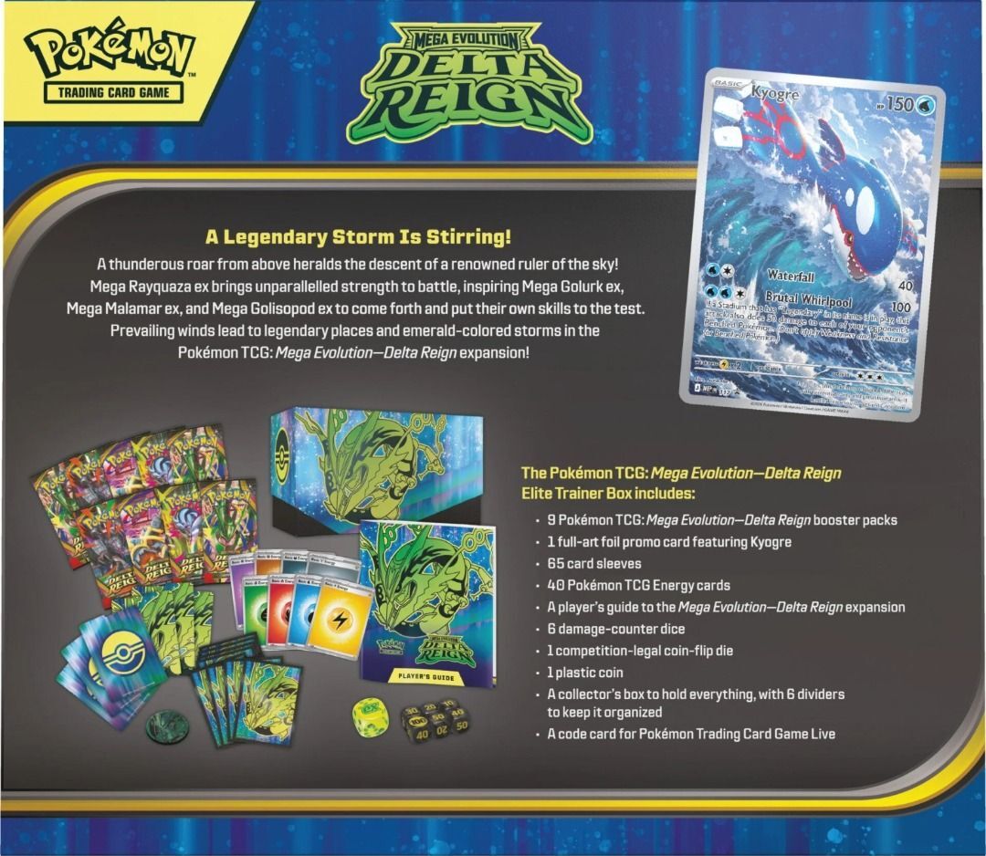 Pokemon PTCG ME06 Mega Evolution Delta ReIgn Booster Boxs