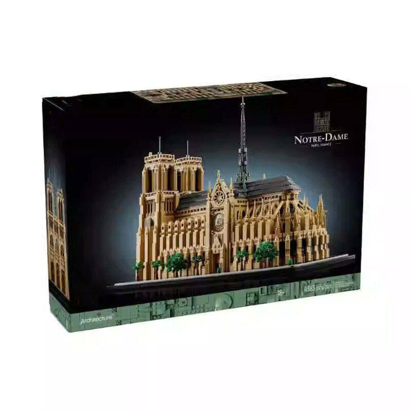Architecture Notre-Dame de Paris Building Set Fit Lego NO BOX NA028