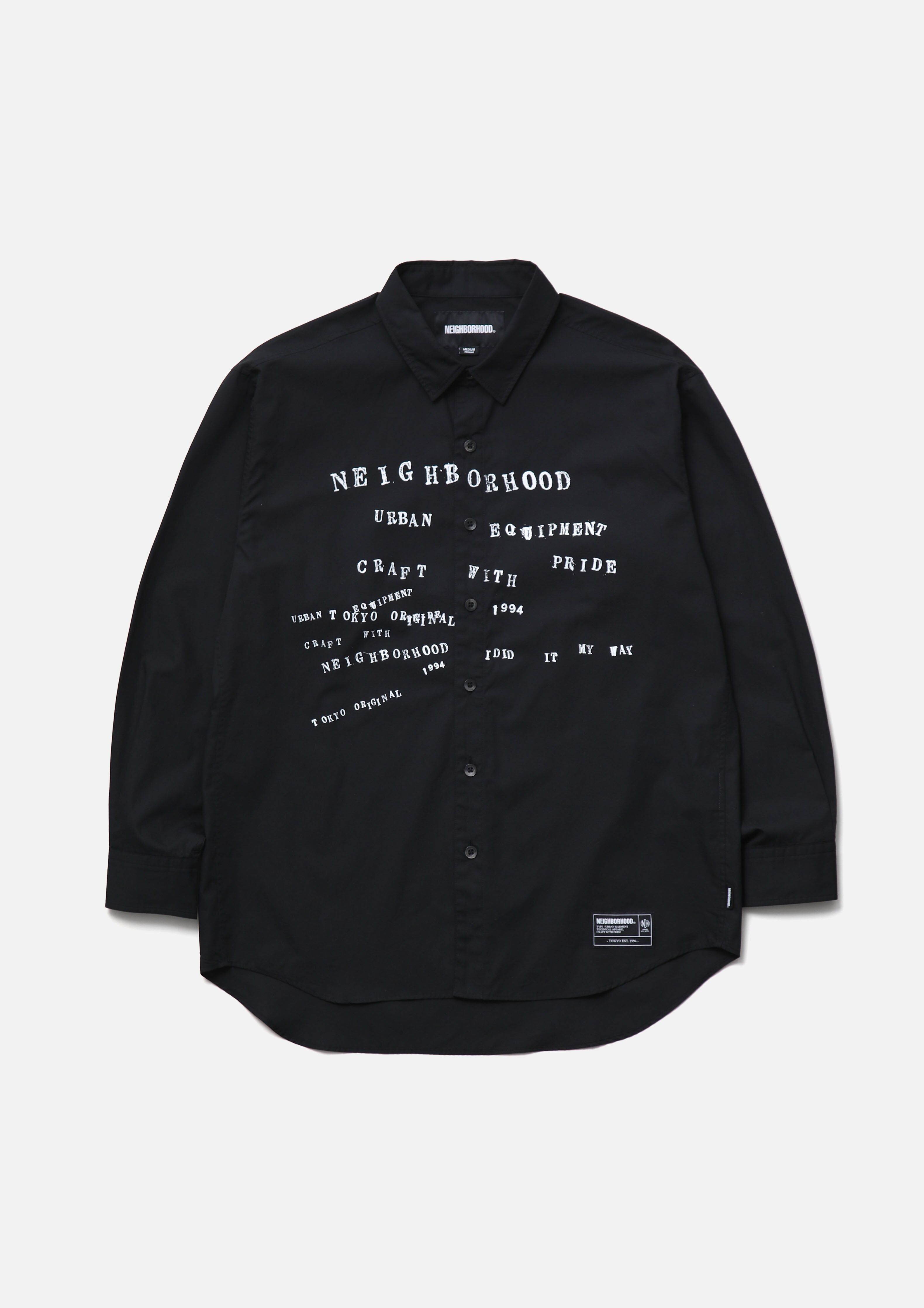 『代購商品』2026AW NEIGHBORHOOD NBHD TYPOGRAPHIC SHIRT LS 襯衫 262SPNH-SHM05