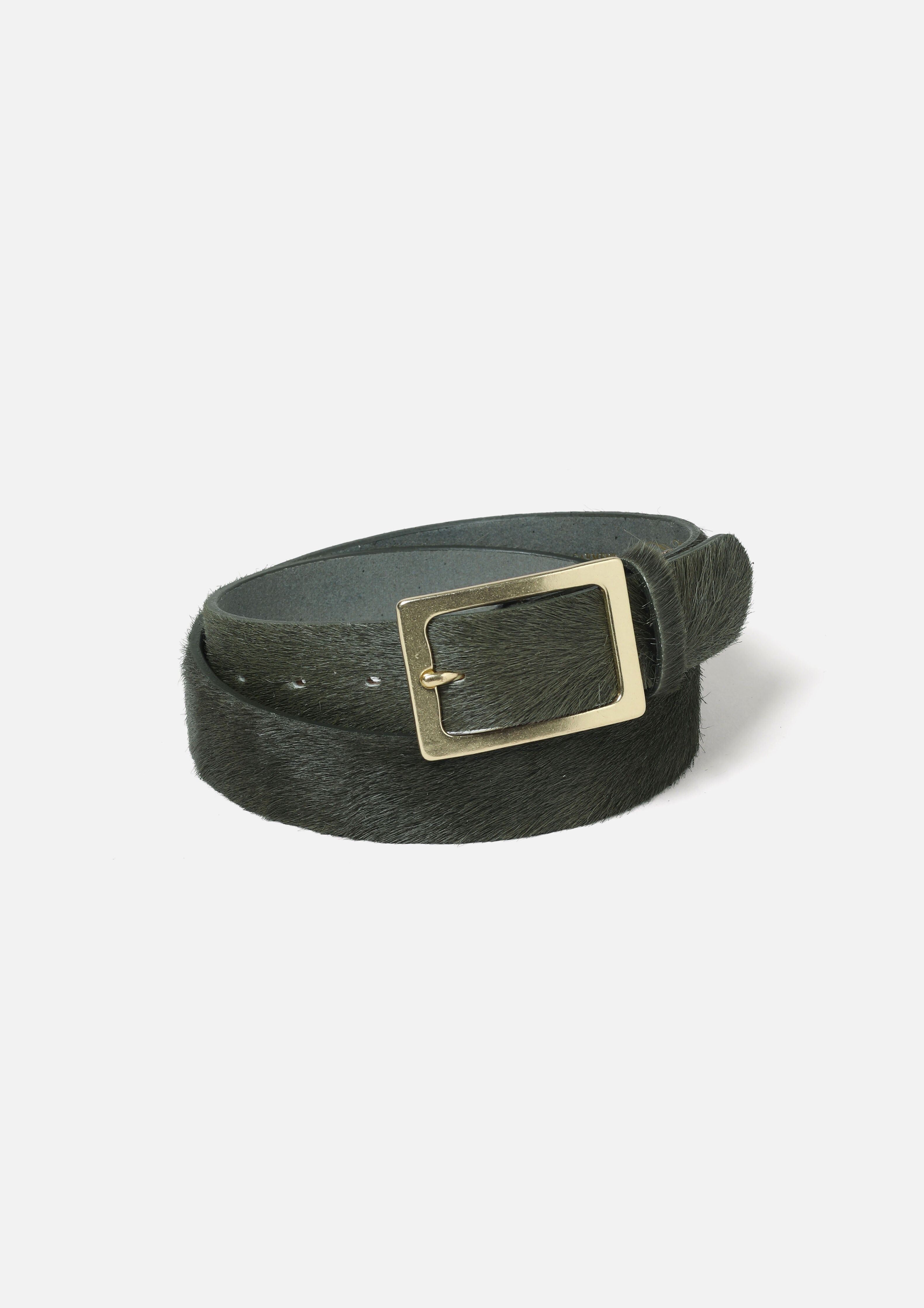 『代購商品』2026AW NEIGHBORHOOD NBHD HAIR-ON LEATHER BELT 皮帶 262PKNH-AC02