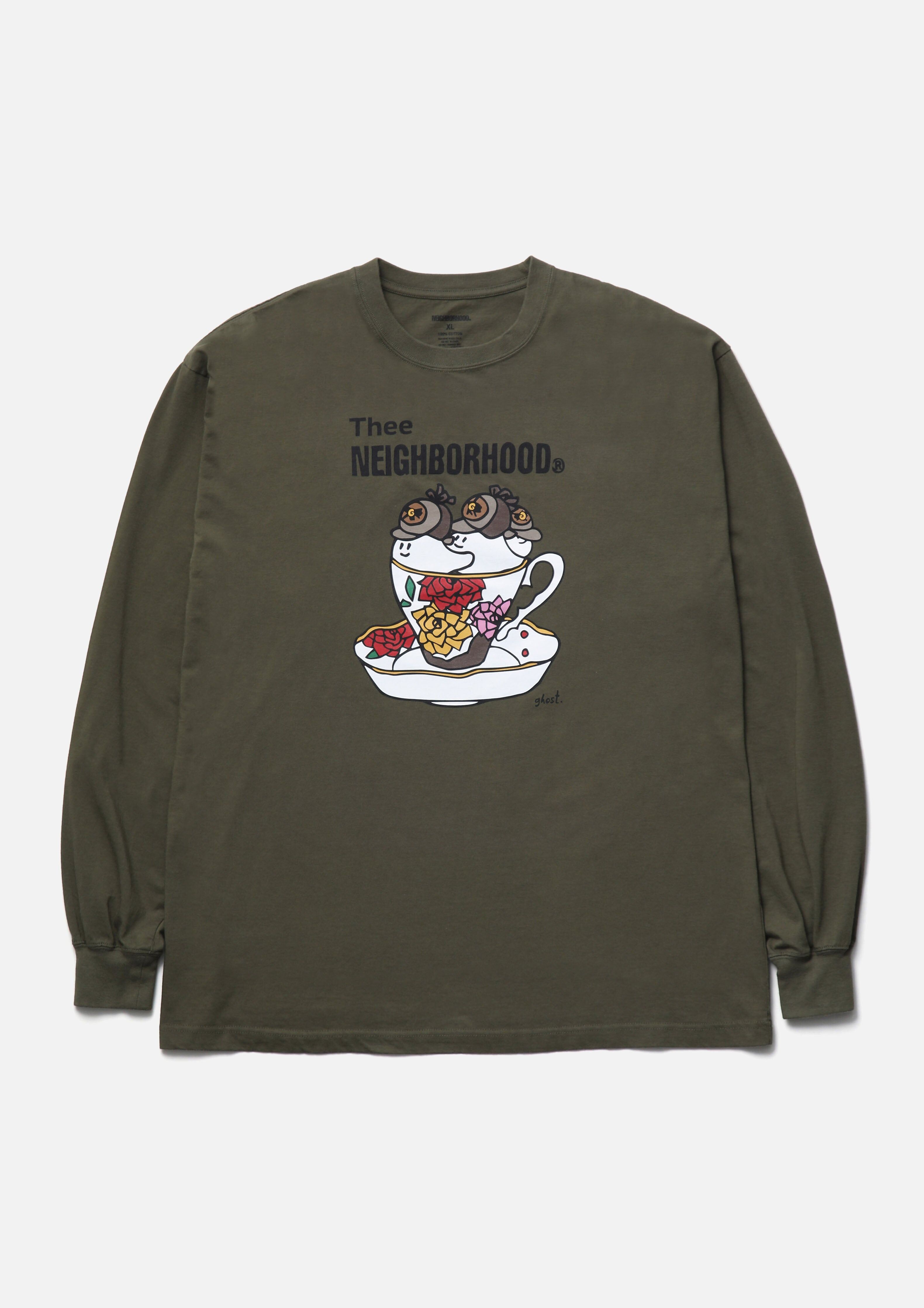 『代購+現貨商品』2026AW NEIGHBORHOOD NBHD NH . TEE LS-7 小精靈 咖啡 LOGO 長T 現貨 262PCNH-LT07