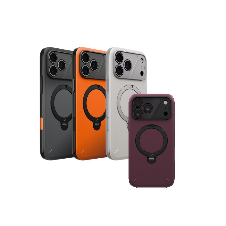 UNIQ Elix iPhone 18 系列防刮矽膠旋轉支架防摔磁吸手機殼