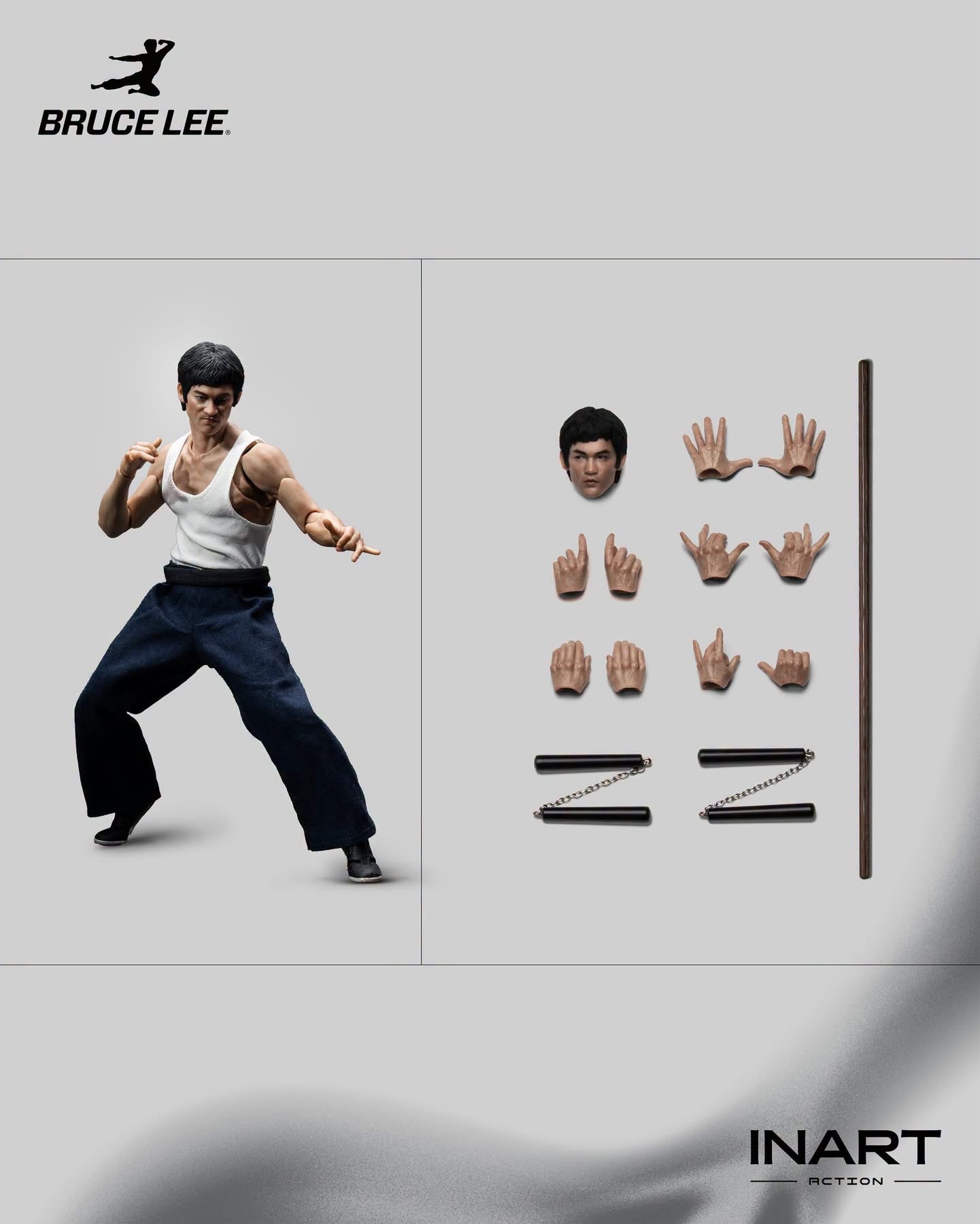 (Pre-Order) INART Action - 1/12 Bruce Lee (Kungfu Outfit) Action Figure