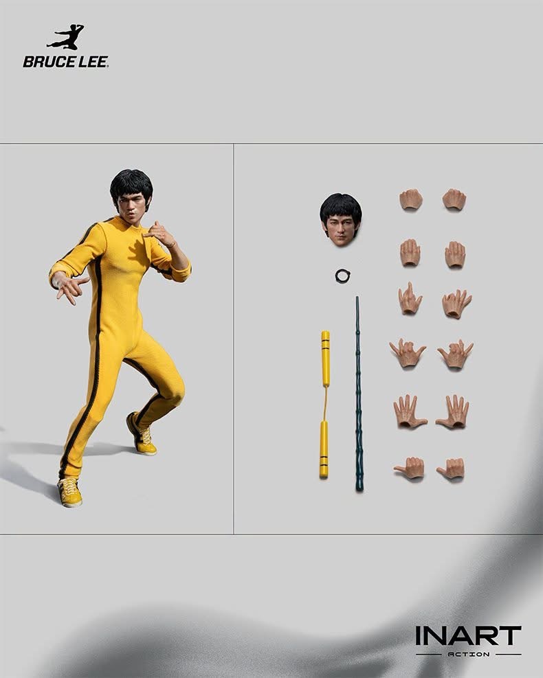 (Pre-Order) INART Action - 1/12 Bruce Lee (Yellow Jumpsuit) Action Figure