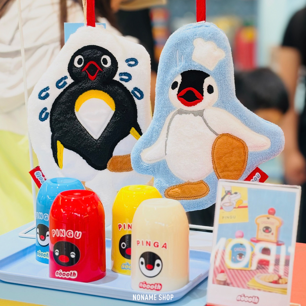 PINGU 企鵝家族 聯名 卡通 可愛 掛飾 吸水 擦手巾