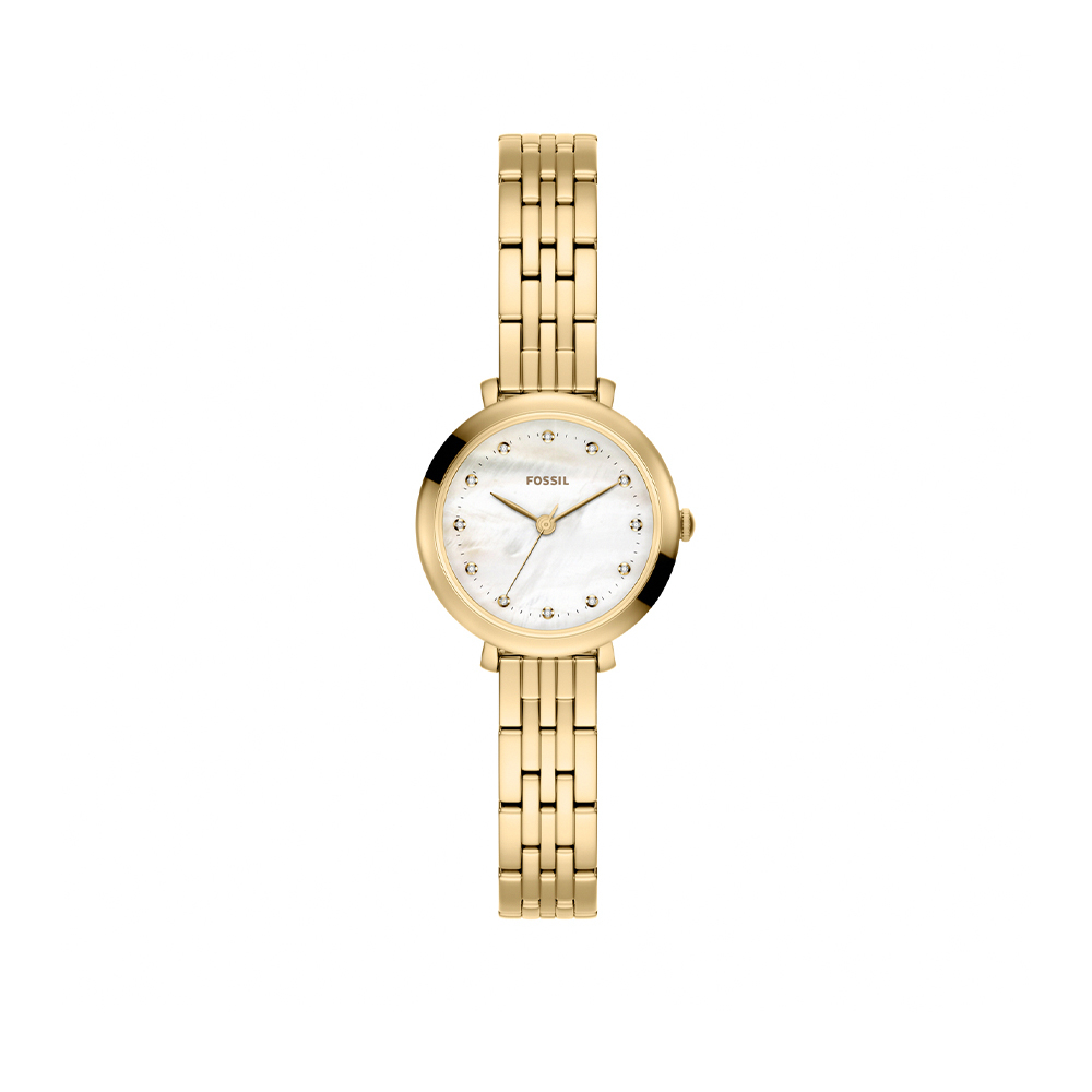 Heidi 晶鑽珍珠母貝女錶 金色不鏽鋼錶帶 26 MM ES5501