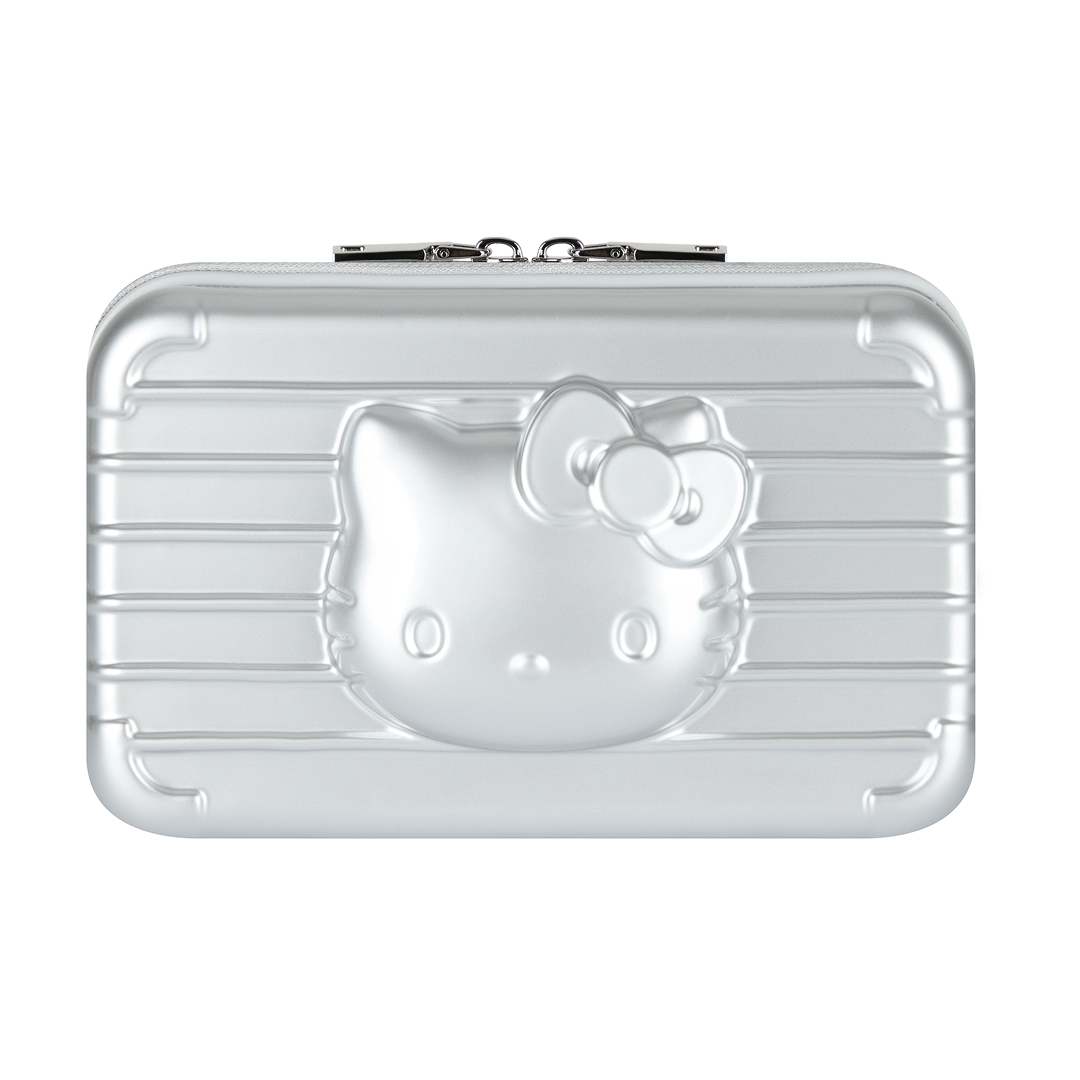 [Metal City] Hello Kitty 硬質收納袋_Chrome 01/ Silver
