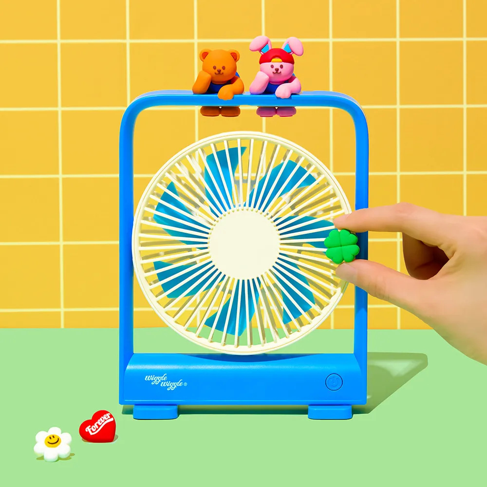 WIGGLE WIGGLE DIY 客製化風格桌上型隨身風扇 #Wiggle Friends