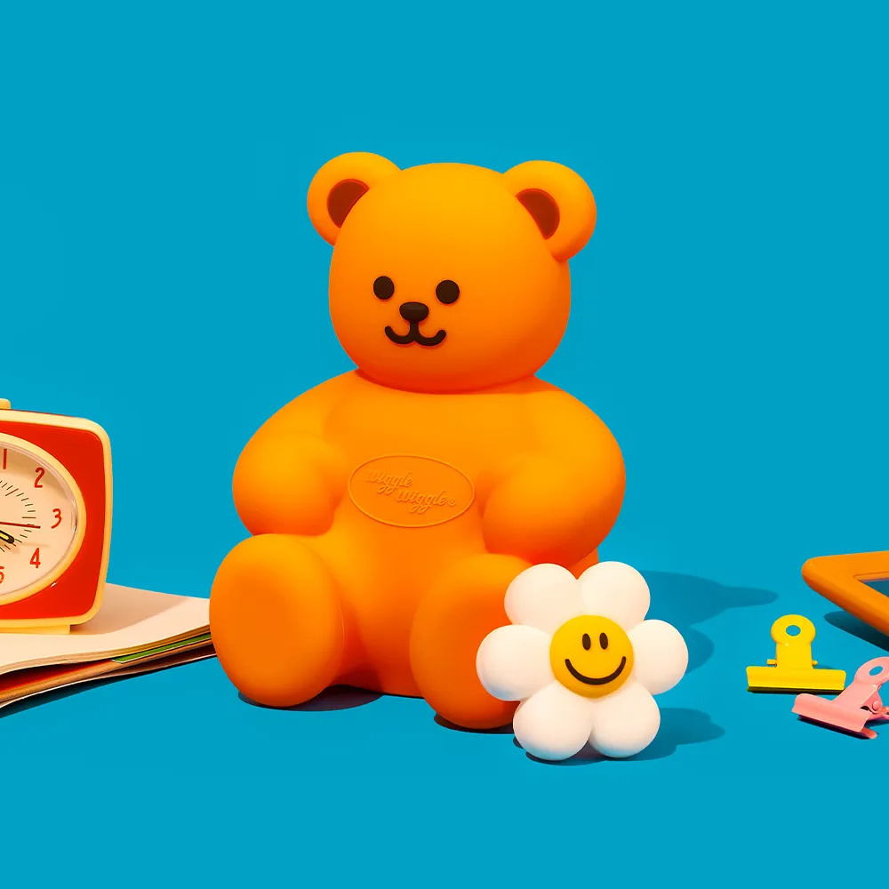 WIGGLE WIGGLE 觸控式柔光小夜燈氣氛燈 #Smile & Wiggle Bear