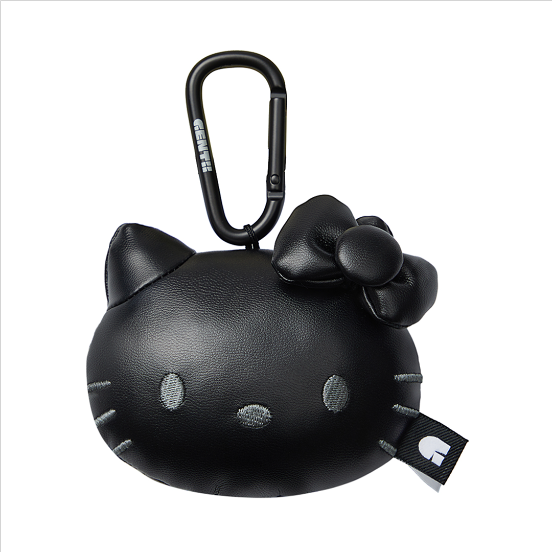 [Metal City] Hello Kitty 登山扣軟鑰匙圈_Chrome 02/ Black