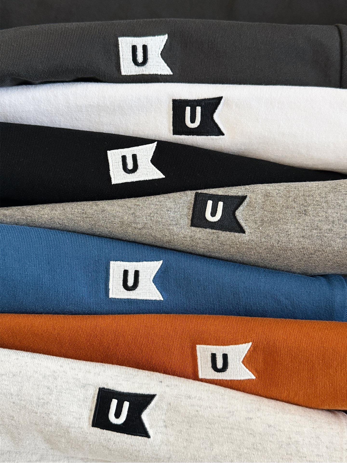 #預購 UNBENT 26AW 秋冬基礎休閒刺繡百搭 純棉圓領長踢 打底衫 七色