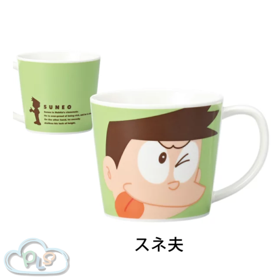 大臉陶瓷馬克杯 (300ML) 小夫 綠色 #23079-1
